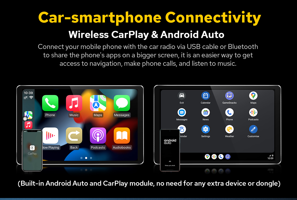 JOYING 10.1 Inch Qualcomm Snapdragon 6125 Car Radio